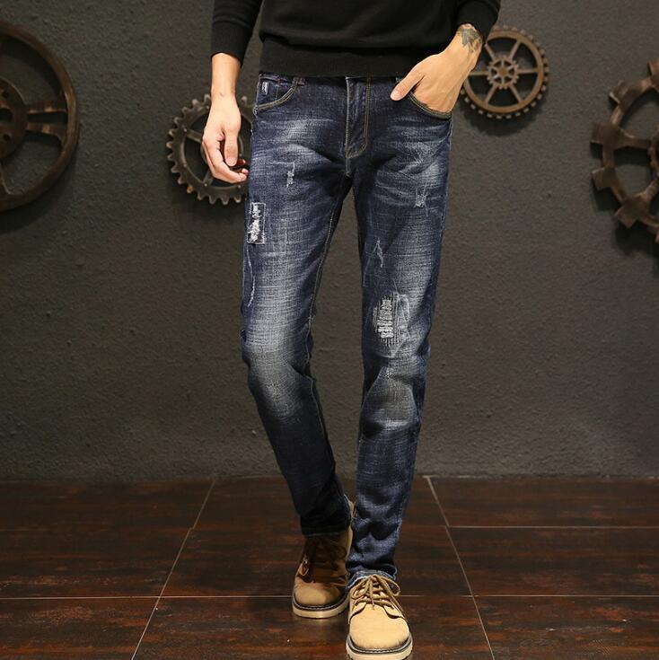 Solid Lightweight full Length Jeans - Stylesma