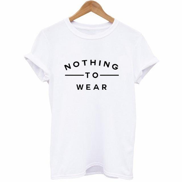 Letter Printed Short Sleeve Polyester T-Shirt