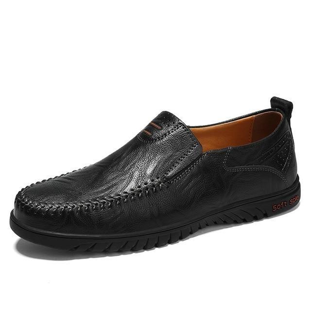 Comfortable  Slip On Genuine leather Shoes