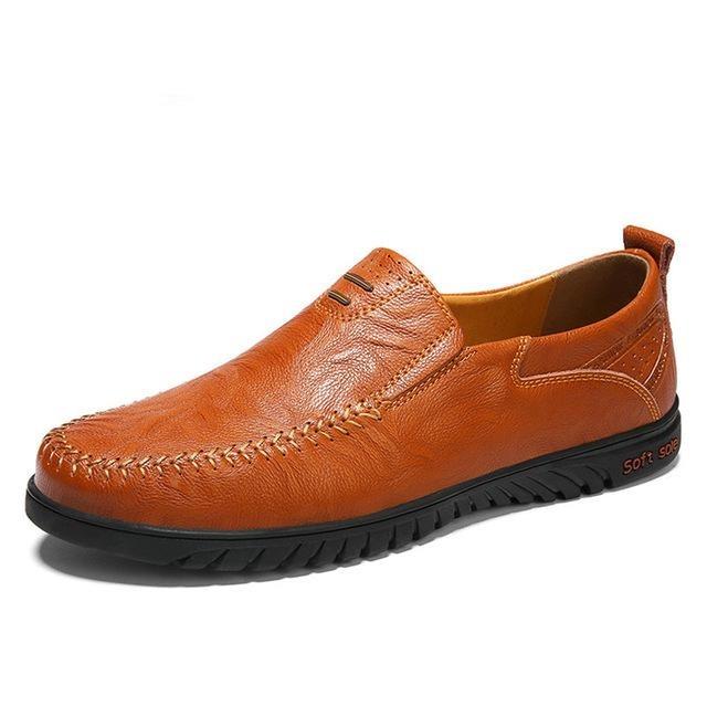 Comfortable  Slip On Genuine leather Shoes