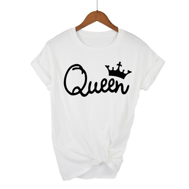 Crown Printed Short Sleeve Regular T-Shirt - Stylesma