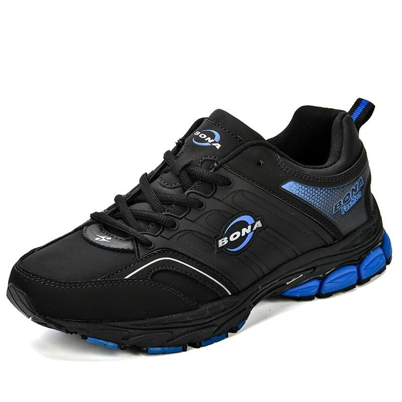 Microfiber Lace Up Breathable Casual Shoes