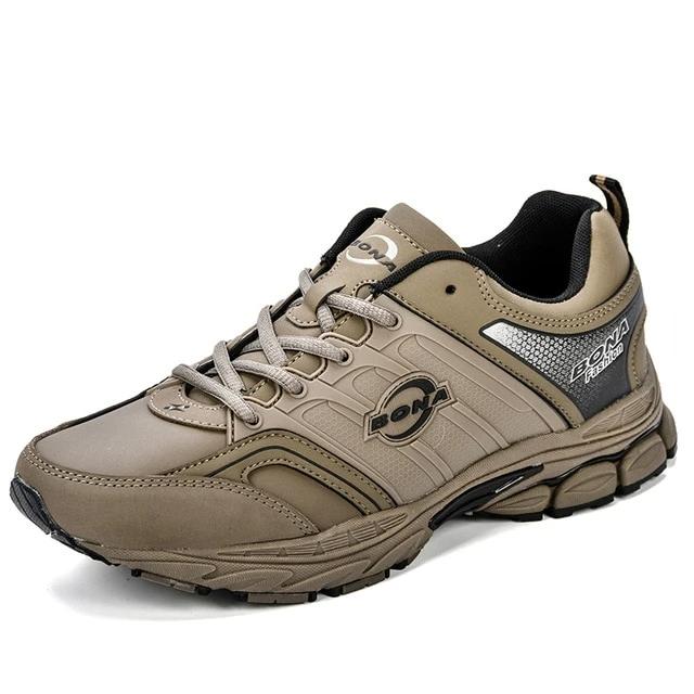 Microfiber Lace Up Breathable Casual Shoes