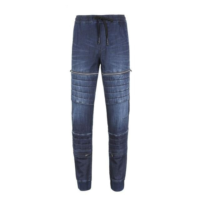 Stretch Loose fit Solid Straight Jeans