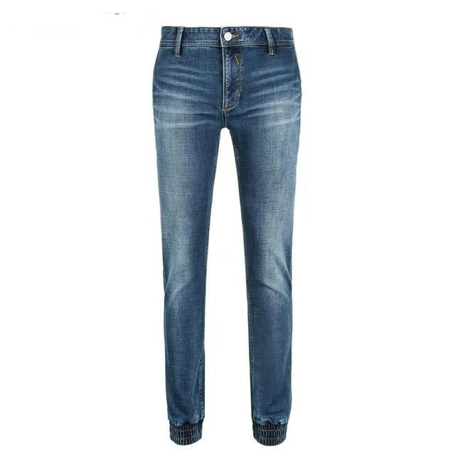 Stretch Loose fit Solid Straight Jeans - Stylesma