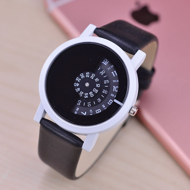 Simple Fashion Quartz Leather Strap Watch