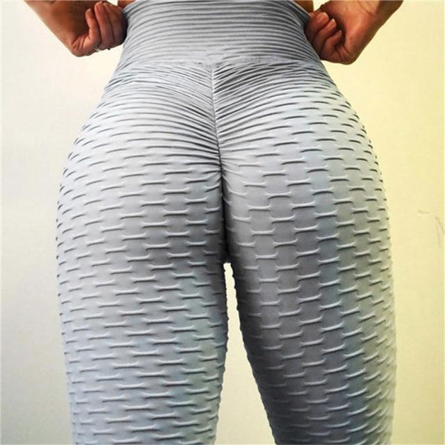 Anti Cellulite Patchwork Casual Textu Leggings