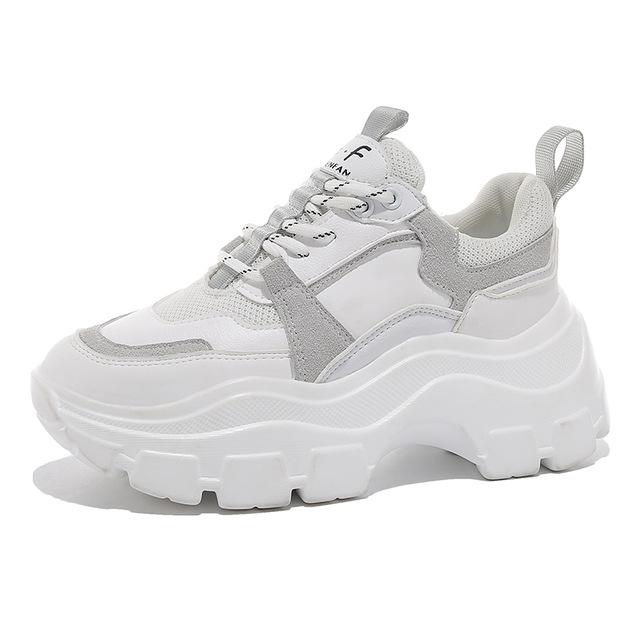 Thick Bottom Round Toe Breathing Daddy Shoes - Stylesma