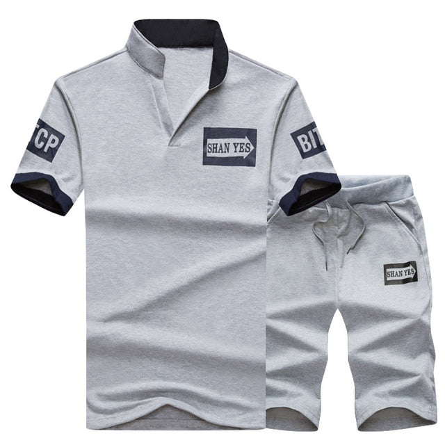 Sporting Suit Patchwork Zipper Sweatshirt +Sweatpants