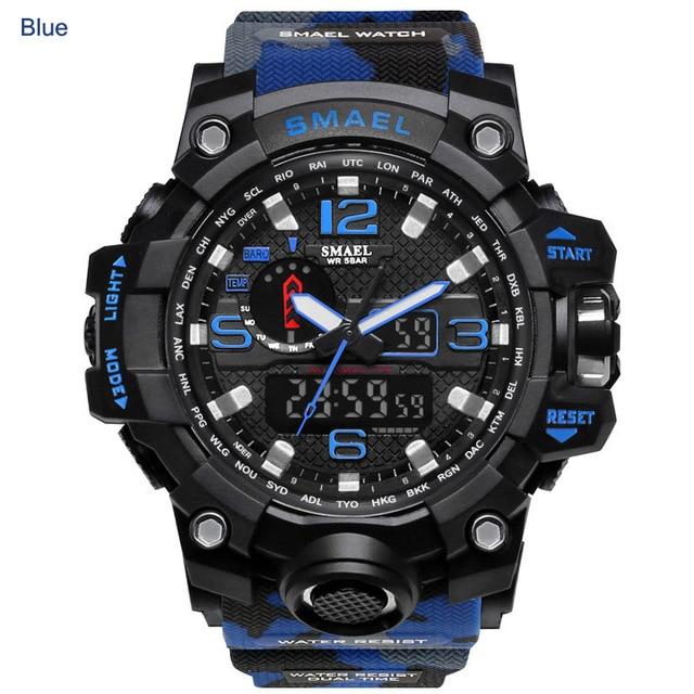 Camouflage Waterproof Digital Sport Men's Watch