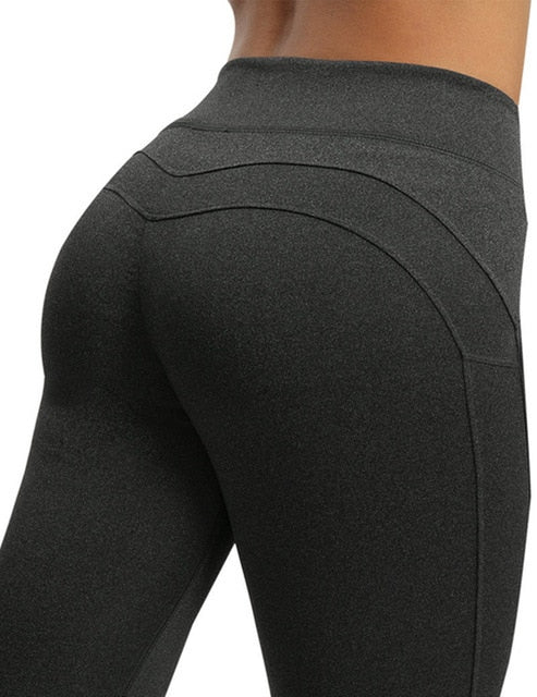 Workout Clothing High Waist Push Up Leggings - Stylesma