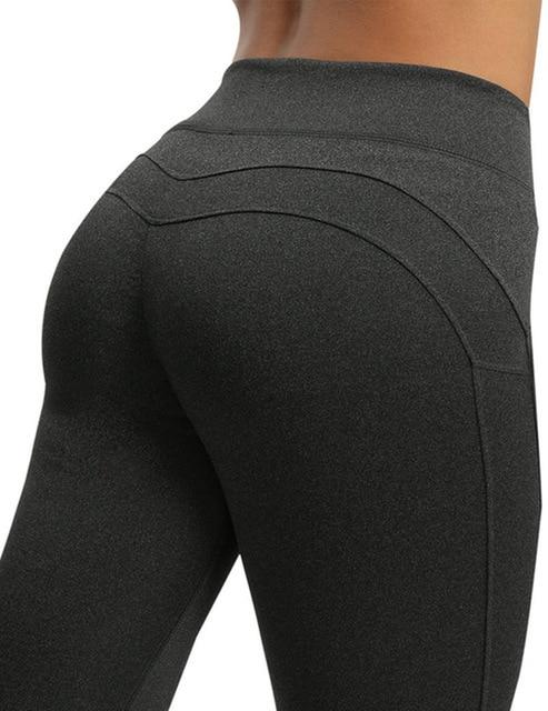 High Waist Breathable Patchwork Push Up Leggings - Stylesma