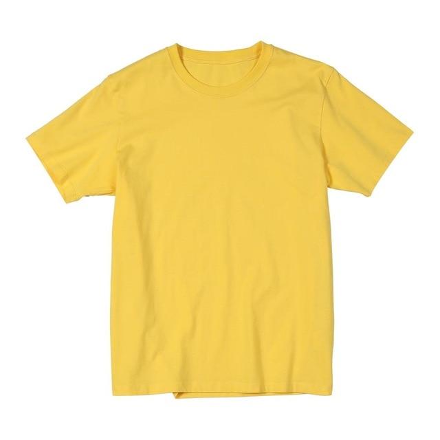 100% Cotton Causal O-Neck Basic T-Shirt