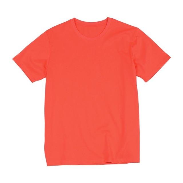 100% Cotton Causal O-Neck Basic T-Shirt