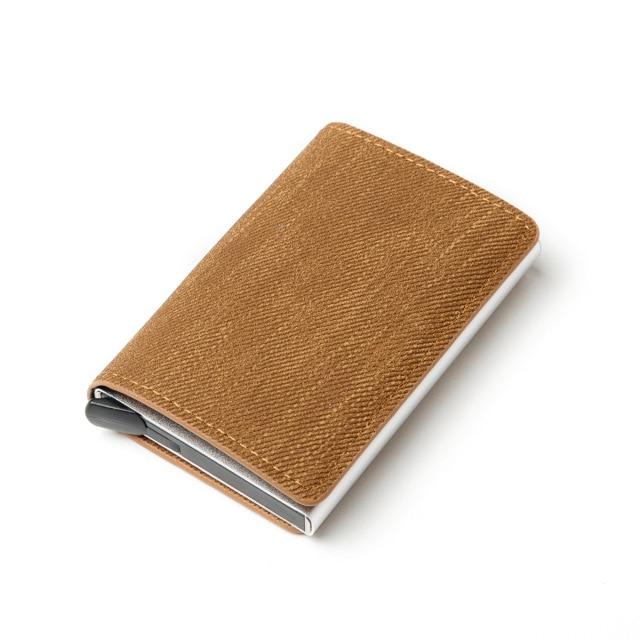 RFID Vintage PU Leather Card Wallet