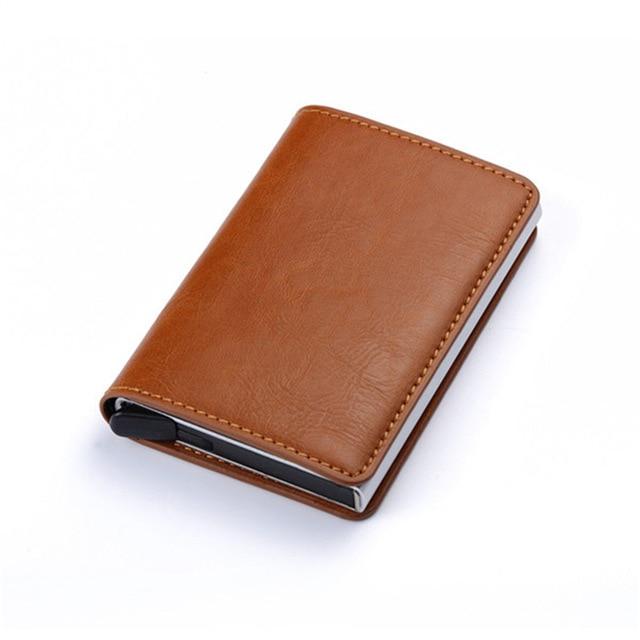 RFID Vintage PU Leather Card Wallet