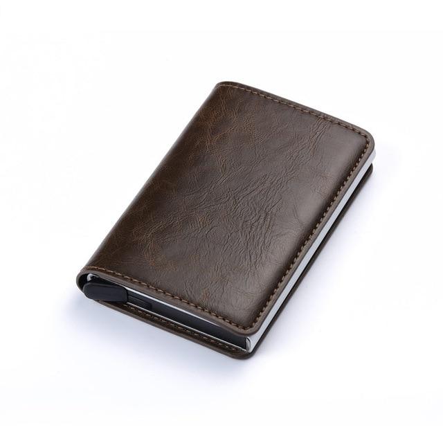 RFID Vintage PU Leather Card Wallet