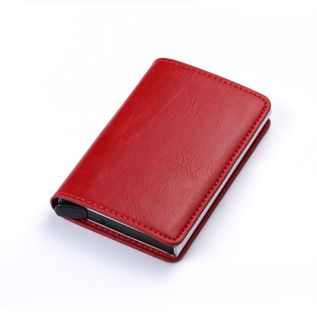 RFID Vintage PU Leather Card Wallet