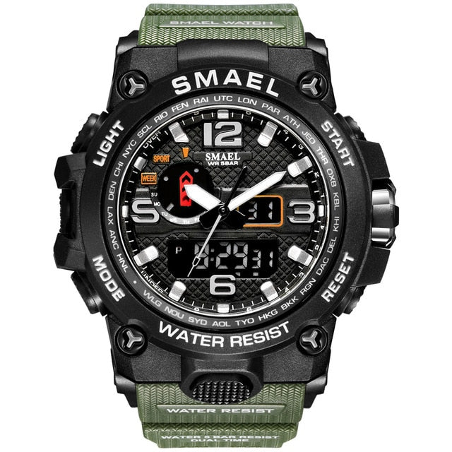 Waterproof Military LED Quartz Sports Watch - Stylesma