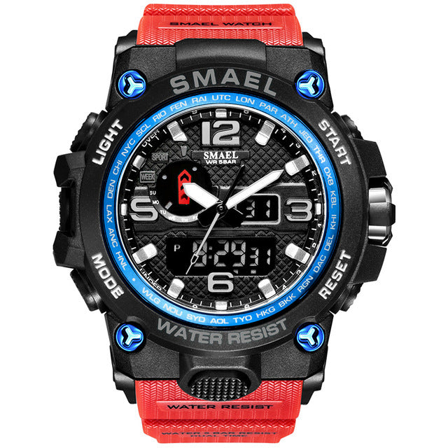 Waterproof Military LED Quartz Sports Watch