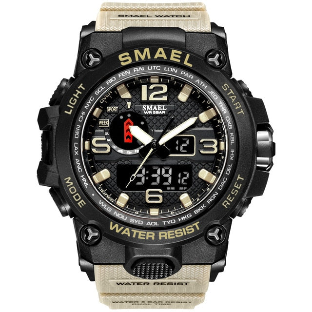 Waterproof Military LED Quartz Sports Watch