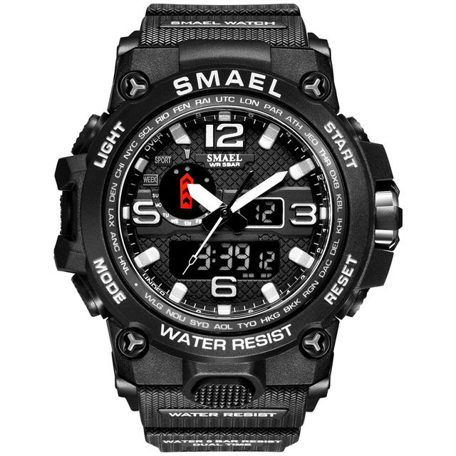 Waterproof Military LED Quartz Sports Watch