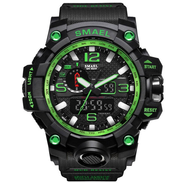 Waterproof Military LED Quartz Sports Watch
