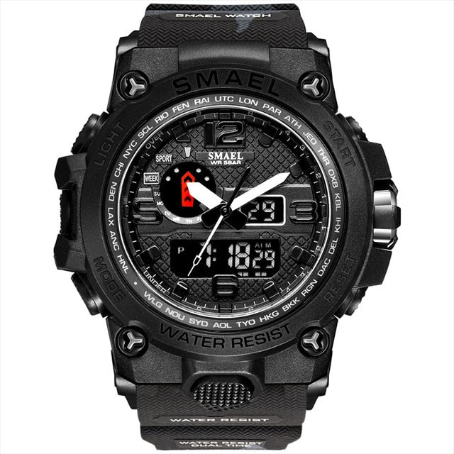 Waterproof Military LED Quartz Sports Watch