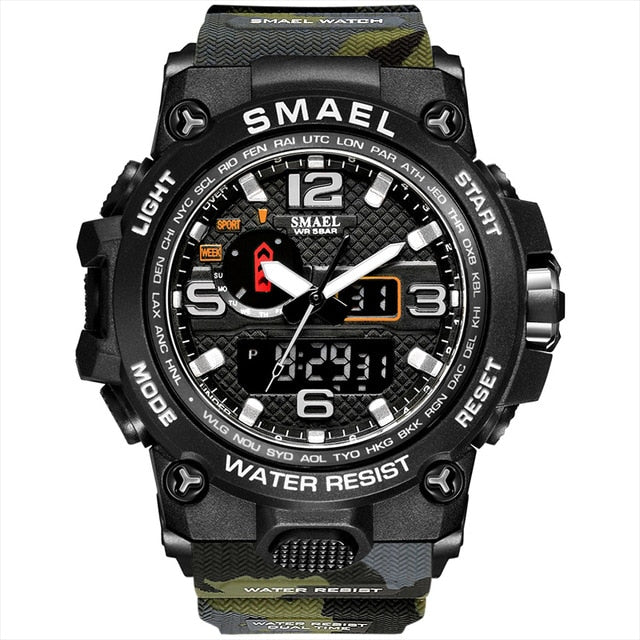 Waterproof Military LED Quartz Sports Watch
