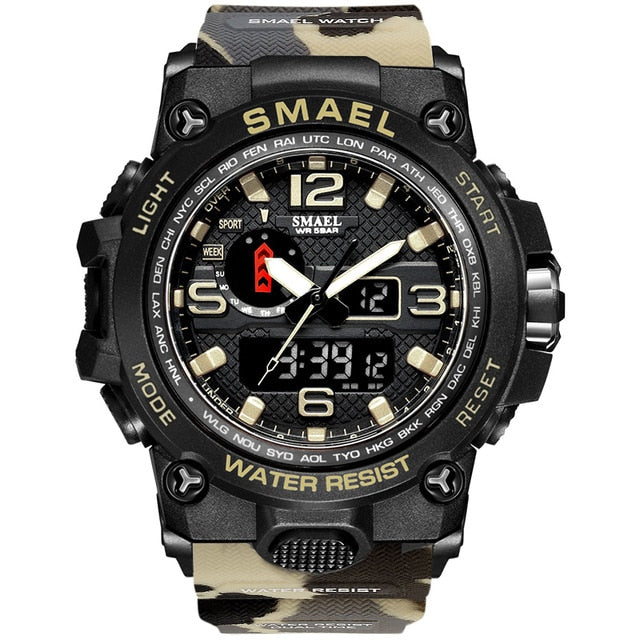 Waterproof Military LED Quartz Sports Watch
