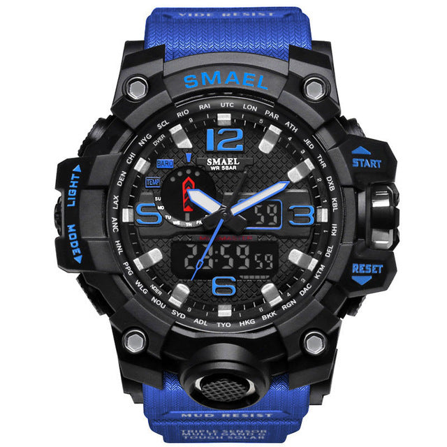 Waterproof Military LED Quartz Sports Watch
