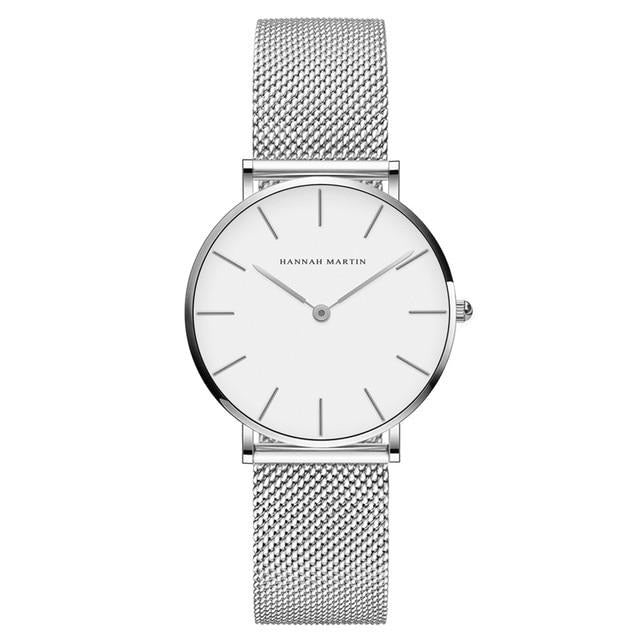 Quartz Movement Stainless Steel Mesh Waterproof Wrist Watch - Stylesma