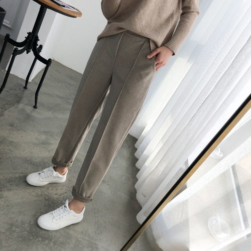 OL Style Ankle-Length Pencil Pant - Stylesma
