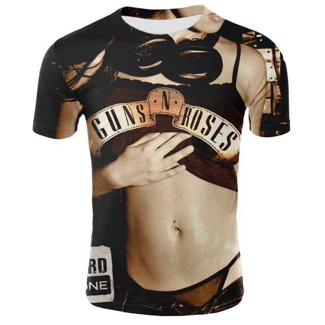 Printed Men's Casual Fashion T-shirt