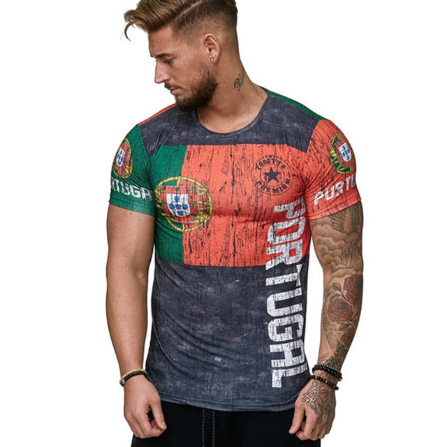 Printed Men's Casual Fashion T-shirt