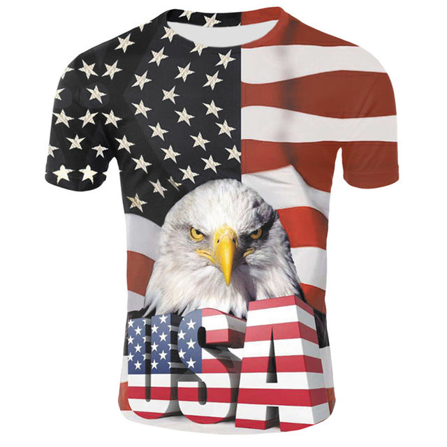 Printed Men's Casual Fashion T-shirt
