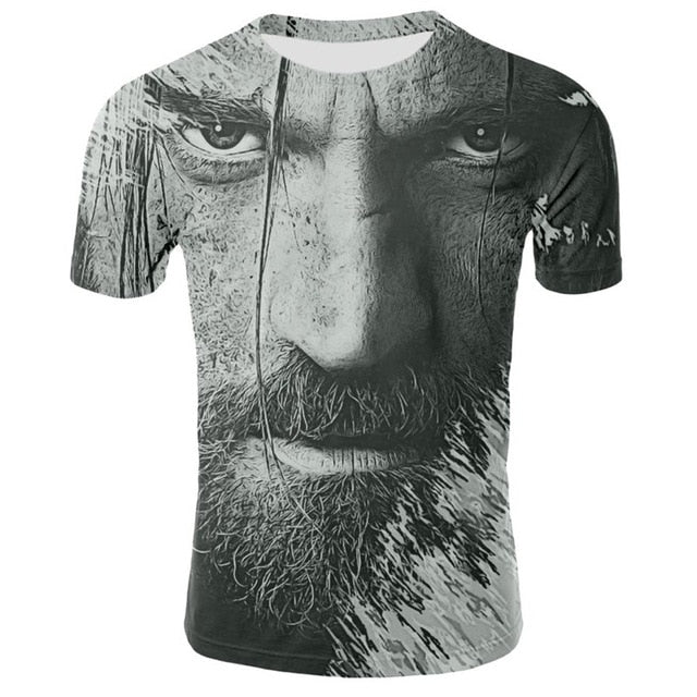Printed Men's Casual Fashion T-shirt