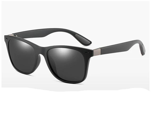 Classic Square Frame Polarized Sunglasses