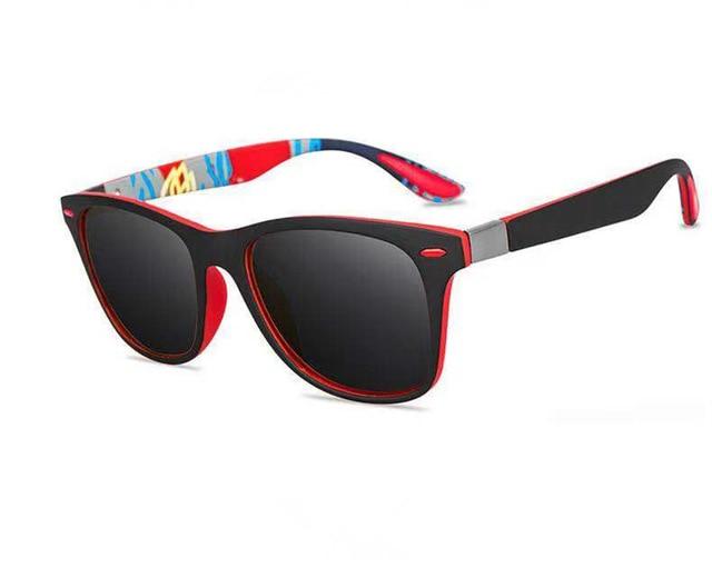 Classic Square Frame Polarized Sunglasses