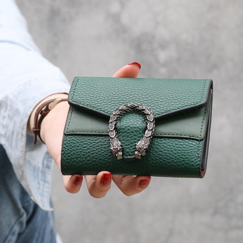 PU Leather Magnet Buckle Wallets