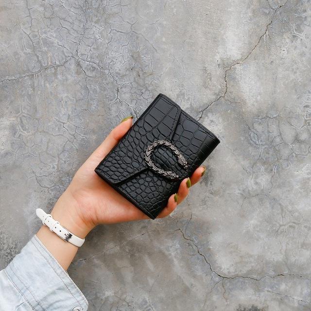 PU Leather Magnet Buckle Wallets