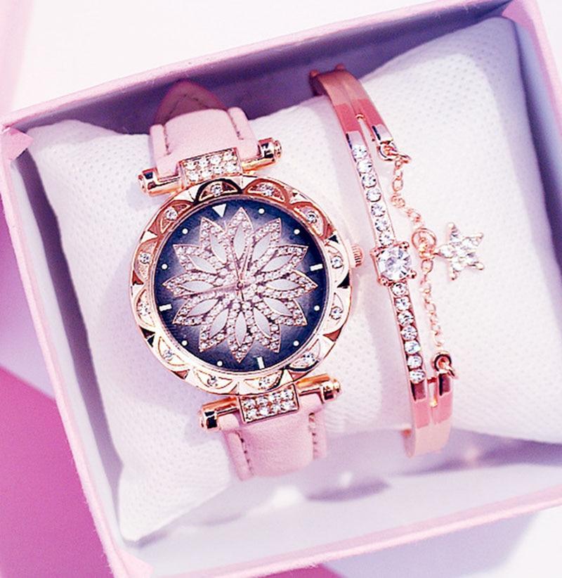 Casual Leather Quartz Bracelet Wrist watch - Stylesma
