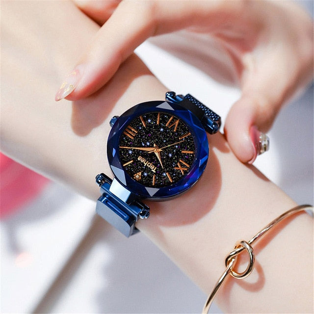 Magnetic Casual Stainless Steel Wrist Watch