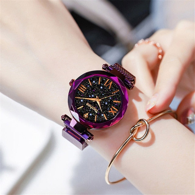 Magnetic Casual Stainless Steel Wrist Watch