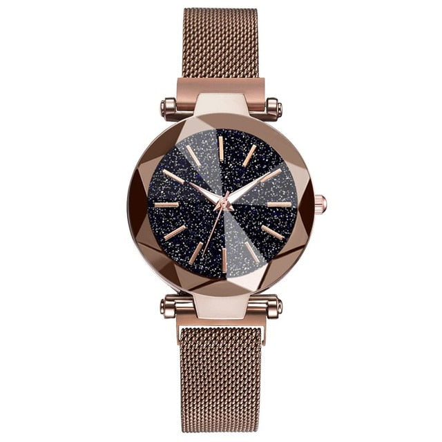 Stainless Steel Mesh Bracelet Wrist Watch