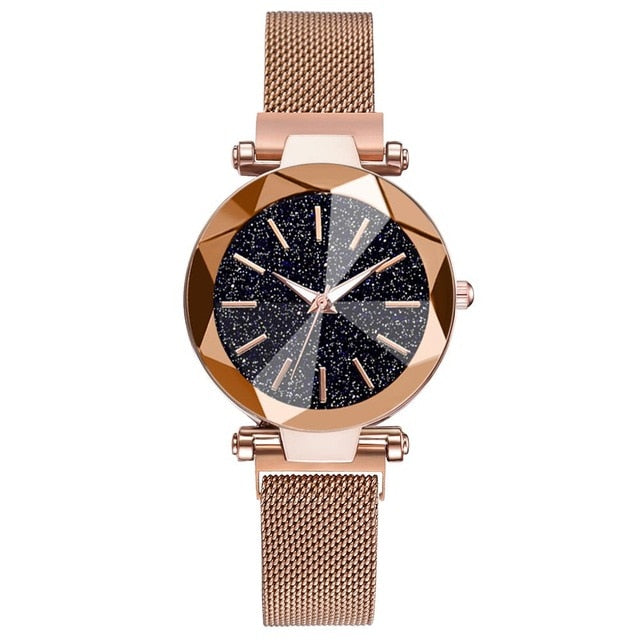 Stainless Steel Mesh Bracelet Wrist Watch