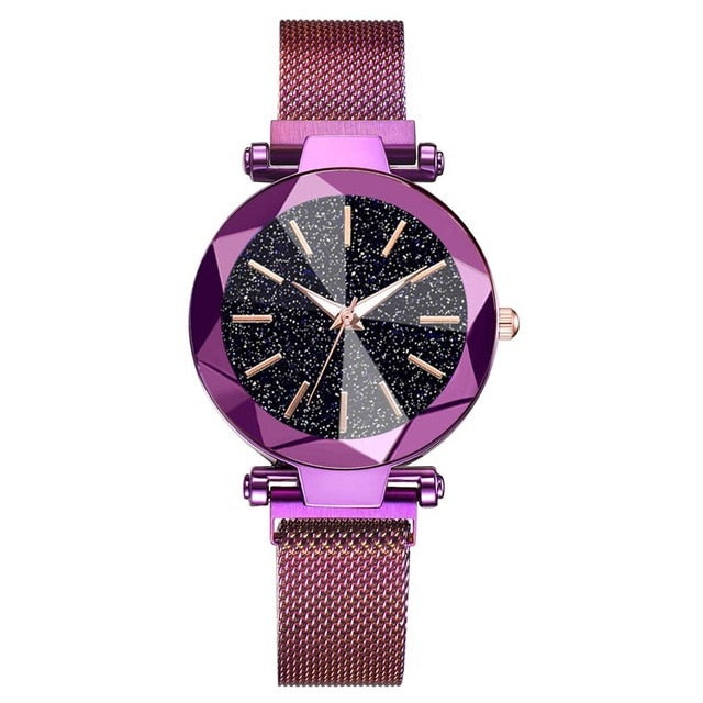 Stainless Steel Mesh Bracelet Wrist Watch