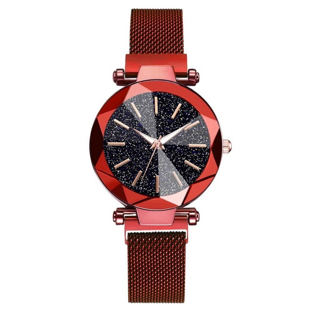 Stainless Steel Mesh Bracelet Wrist Watch
