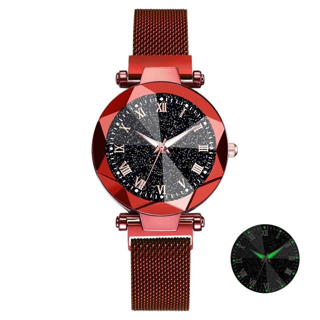 Stainless Steel Mesh Bracelet Wrist Watch