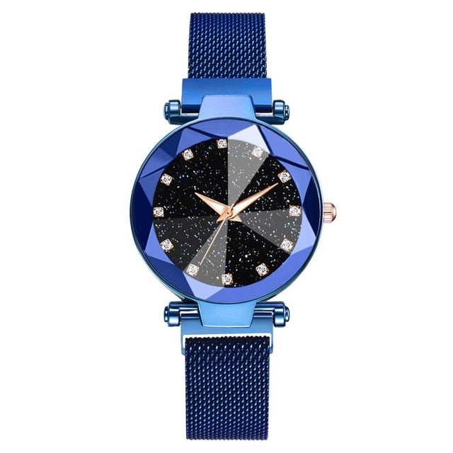 Stainless Steel Mesh Bracelet Wrist Watch